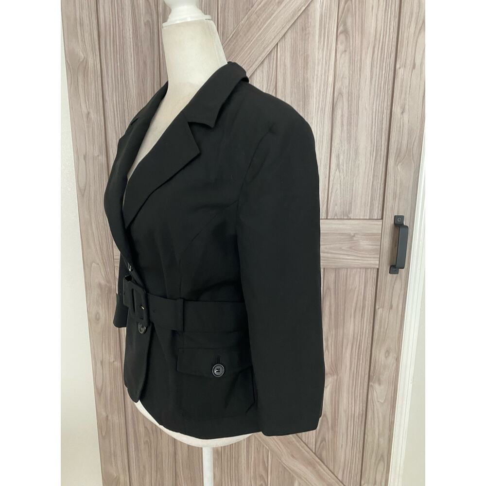 The Limited black belted blazer size 6 - Picture 4 of 7